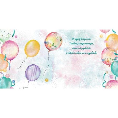 Kartka składana KW bukiet balonów II kw Henry (5905701488087)