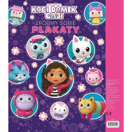 Kolorowanka Trefl Gabby Koci Domek Gabi. Zróbmy sobie plakaty (Ks79794)