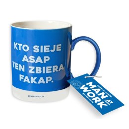 Kubek wielokrotnego użytku Pan Dragon Man at Work-Kto sieje ASAP 250ml (5901854989617)