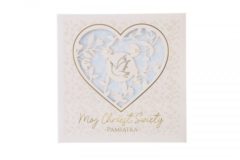 Pamiątka chrztu Chrzest Kukartka (PMB Q-005) Pamiątka chrztu Chrzest Kukartka (PMB Q-005)