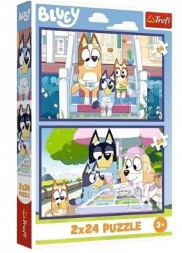 Puzzle Bluey Zabawna Bluey 48 el. Trefl (34443)