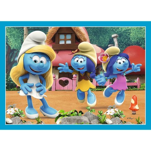 Puzzle Smerfy Wioska Smerfów 4w1 el. Trefl (34656)