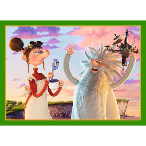 Puzzle Świat Smoka Diplodoka 4w1 el. Trefl (34663)