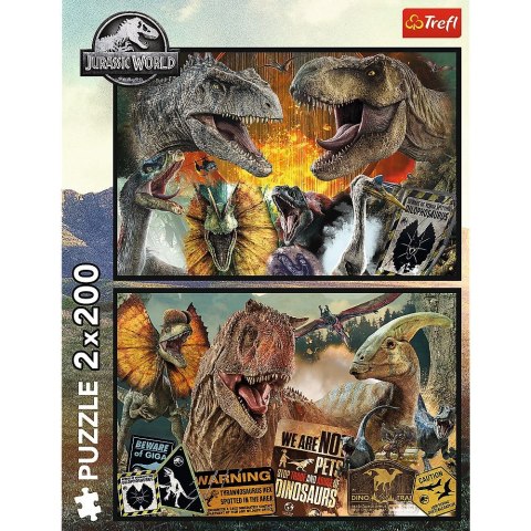 Puzzle Universal Jurrasic World 2x200 el. Trefl (13316)