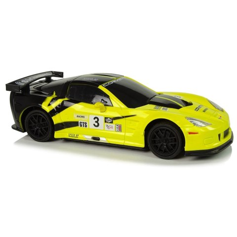 Samochód Lean R/C 1:24 Corvette Żółte C6.R 2.4 G Światła (9734) Samochód Lean R/C 1:24 Corvette Żółte C6.R 2.4 G Światła (9734)