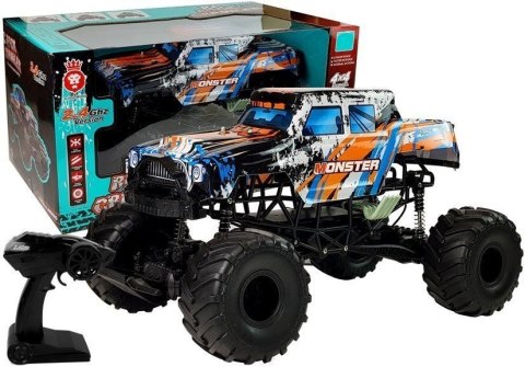 Samochód Lean Terenowe Zdalnie Sterowane 2.4G 4x4 Pomarańczowe 57cm (9088) Samochód Lean Terenowe Zdalnie Sterowane 2.4G 4x4 Pomarańczowe 57cm (9088)