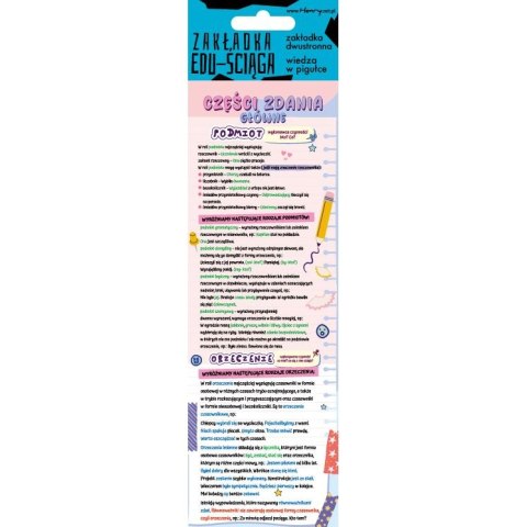 Zakładka do książki Ściąga Części zdania Henry (5905701482863) Zakładka do książki Ściąga Części zdania Henry (5905701482863)