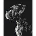 Zestaw kreatywny Brushme Malowanie Po Numerach 40x50 cm Pies (BR-BS53935)