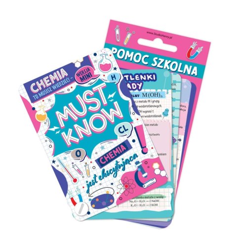 Zestaw szkolny Kieszonka Must Know CHEMIA Henry (9788396980984)