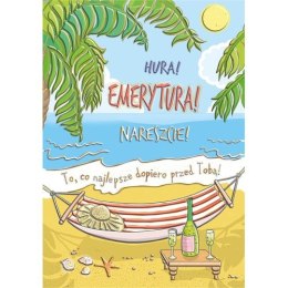 Kartka składana Henry A5 EMERYTURA HAMAK A5 (5907465664516)