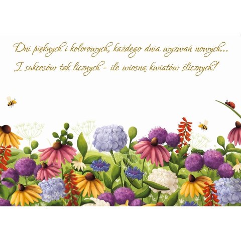 Kartka składana Henry Karnet A5 BUKIET KOLOR A5 (5907465668675)