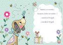 Kartka składana Henry pies-WIOSNA A5 (5905701485826)