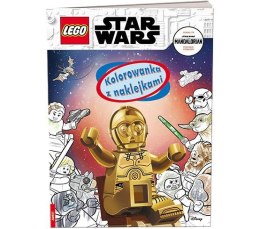 Książka dla dzieci Ameet LEGO® Star Wars™. Kolorowanka z Naklejkami (NA 6303)