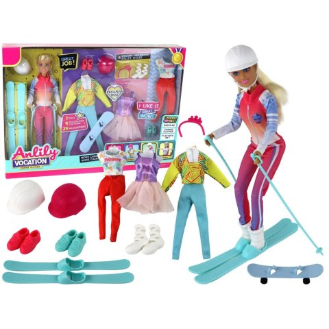 Lalka Lean Anlily 4 Sporty Narty Snowboard Joga Balet Akcesoria (16186) Lalka Lean Anlily 4 Sporty Narty Snowboard Joga Balet Akcesoria (16186)
