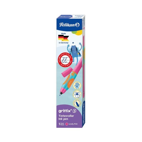 Pióro kulkowe Pelikan Dla Praworęcznych Griffix lovely pink (400191573)