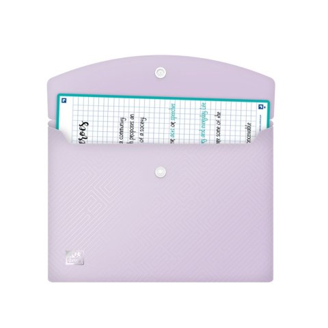 Teczka plastikowa na zatrzask Urban kopertowa pastel A5 mix 300 mic. Oxford (400187615)