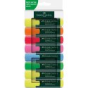 Zakreślacz Faber Castell Neon 8 kol. mix 1,0-5,0mm (254848 FC)