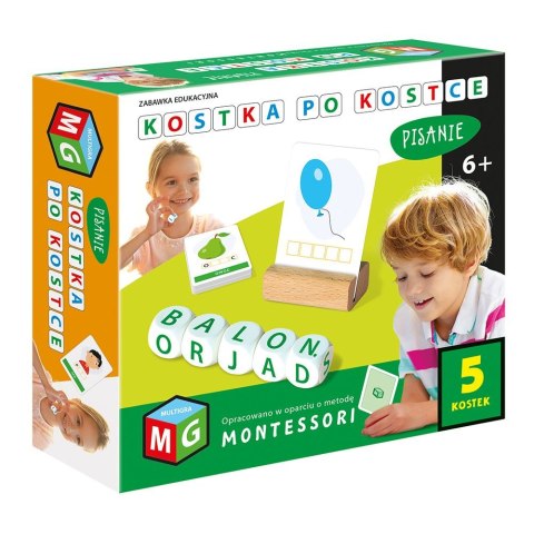 Gra edukacyjna Multigra KOSTKA PO KOSTCE - PISANIE 5 KOSTKI Gra edukacyjna Multigra KOSTKA PO KOSTCE - PISANIE 5 KOSTKI