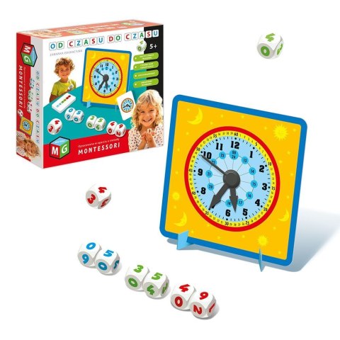 Gra edukacyjna MONTESSORI OD CZASU DO CZASU - NAUKA CZASU Multigra Gra edukacyjna MONTESSORI OD CZASU DO CZASU - NAUKA CZASU Multigra