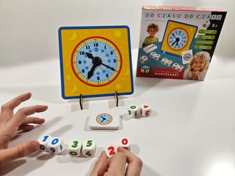 Gra edukacyjna MONTESSORI OD CZASU DO CZASU - NAUKA CZASU Multigra Gra edukacyjna MONTESSORI OD CZASU DO CZASU - NAUKA CZASU Multigra