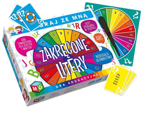 Gra edukacyjna Multigra ZAKRĘCONE LITERY Gra edukacyjna Multigra ZAKRĘCONE LITERY