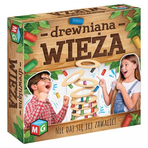 Gra zręcznościowa Multigra DREWNIANA WIEŻA Gra zręcznościowa Multigra DREWNIANA WIEŻA
