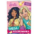 Książka dla dzieci Ameet Barbie™. Megakolorowanka. Brokatowe naklejki (KOLB 1101)