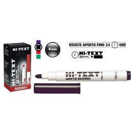 Marker suchościeralny Fibracolor czarny 6,0mm okrągła końcówka