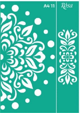 Szablon Rosa Ornamenty roślinne (11)