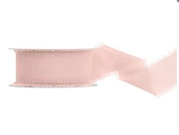 Wstążka Titanum Craft-Fun Series szyfonowa strzępiona 40x10 [mm x m] różowy jasny (WJ40-10-081J)