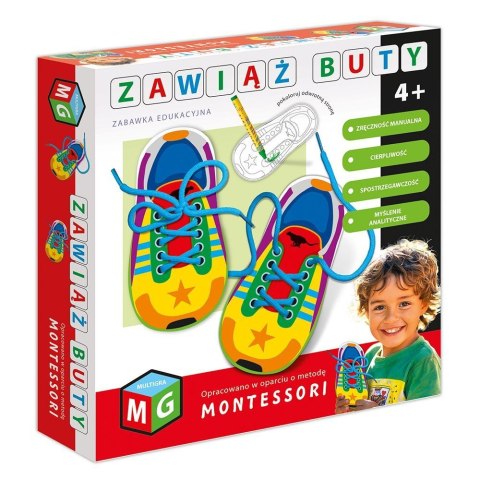 Zabawka kreatywna Multigra MONTESSORI -ZABAWKA EDUKACYJNA ZAWIĄŻ BUTY Zabawka kreatywna Multigra MONTESSORI -ZABAWKA EDUKACYJNA ZAWIĄŻ BUTY