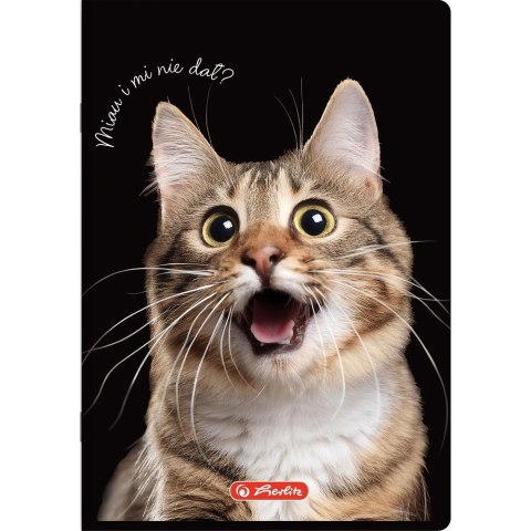 Zeszyt Crazy Animal A5 60k. 70g krata Herlitz (400196837)