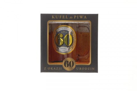 Kubek wielokrotnego użytku Pan Dragon GOLD-60 urodziny 400ml (5901854985565) Kubek wielokrotnego użytku Pan Dragon GOLD-60 urodziny 400ml (5901854985565)