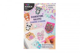 Mozaika Kidea Wesołe zwierzęta NAKLEJKI DIAMENTOWE (NDWZKA)