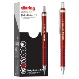 Ołówek automatyczny Rotring TIKKY RETRO RED MP 0,7 0,7mm (2202631)