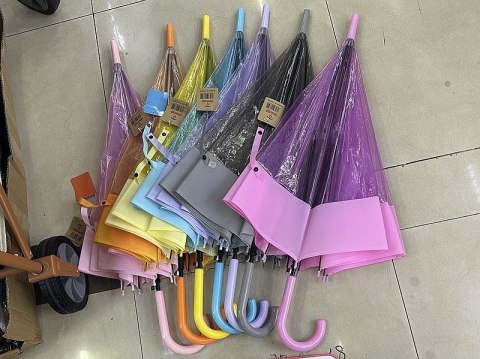 Parasol Adar dł. 81cm, śr. 102cm, mix kolorów (617261)