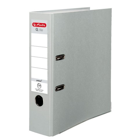 Segregator dźwigniowy Herlitz Q. file Standard 0011167459 A4 80mm popielaty (300023533) Segregator dźwigniowy Herlitz Q. file Standard 0011167459 A4 80mm popielaty (300023533)