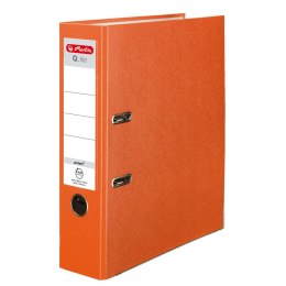 Segregator dźwigniowy Herlitz Q. file Standard 0011178944 A4 80mm pomarańczowy (300003102)
