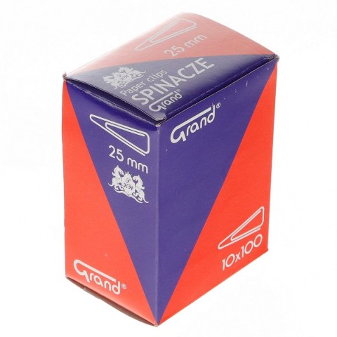 Spinacze trójkątny wycofane 25mm 100 szt Grand