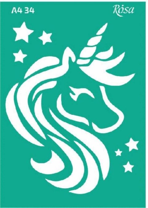 Szablon Rosa Jednorożec (34) Szablon Rosa Jednorożec (34)