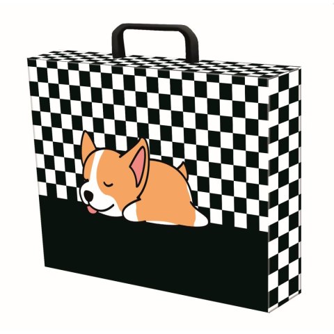 Teczka kartonowa ST.RIGHT SLEEPY CORGI A4 mix Unipap Teczka kartonowa ST.RIGHT SLEEPY CORGI A4 mix Unipap