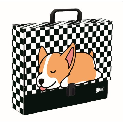 Teczka kartonowa ST.RIGHT SLEEPY CORGI A4 mix Unipap Teczka kartonowa ST.RIGHT SLEEPY CORGI A4 mix Unipap