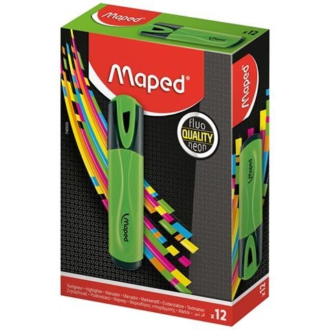 Zakreślacz Maped PEPS fluo zielony 1,0-5,0mm (734033) Zakreślacz Maped PEPS fluo zielony 1,0-5,0mm (734033)