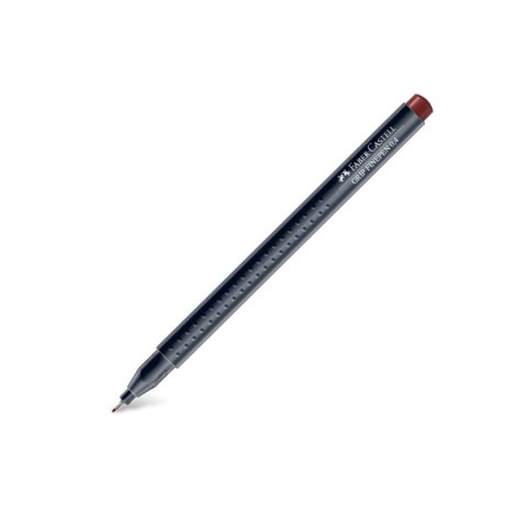 Cienkopis Faber-Castell Grip Finepen 0,4 brązowy (FC151687) Cienkopis Faber-Castell Grip Finepen 0,4 brązowy (FC151687)