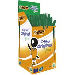 Długopis zielony wiosenny 0,8mm Bic (872730)