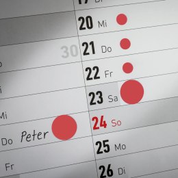 Etykieta do oznaczania Zweckform kropki śr.18 czerwona (3004)