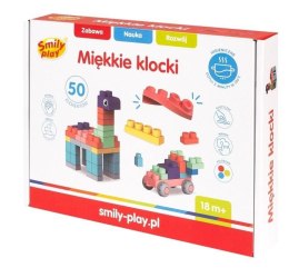 Klocki pozostałe miękkie 50 el. Smily Play (SP84943)