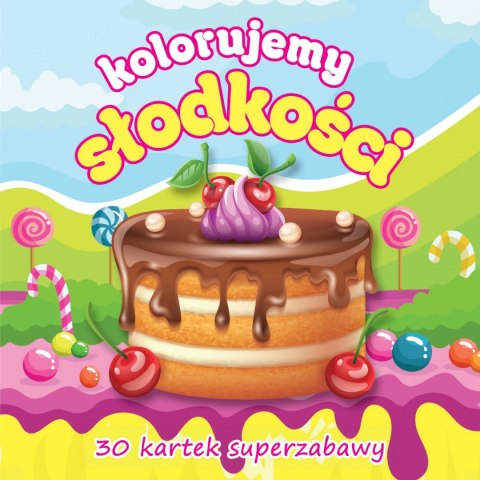 Kolorowanka Kolorujemy słodkości 3D Kolorowanka Kolorujemy słodkości 3D