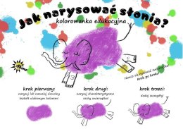 Książeczka edukacyjna Abino Jak narysować słonia?