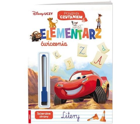 Książeczka edukacyjna Ameet Disney Uczy. Przygoda z Czytaniem. Elementarz. Ćwiczenia. Litery (USL 9304)